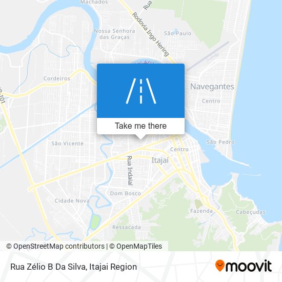 Rua Zélio B Da Silva map