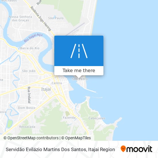 Mapa Servidão Evilázio Martins Dos Santos