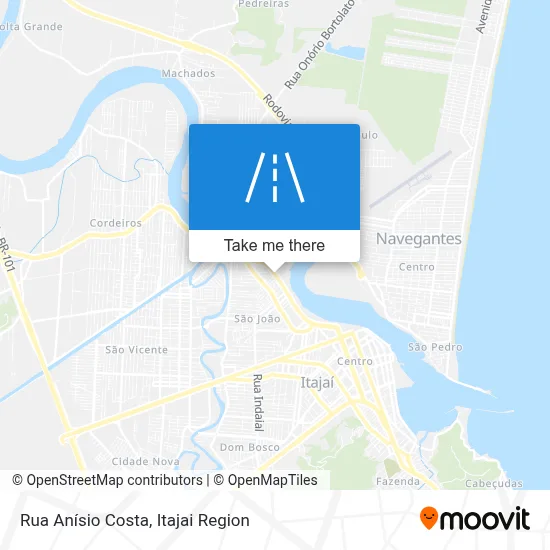 Rua Anísio Costa map