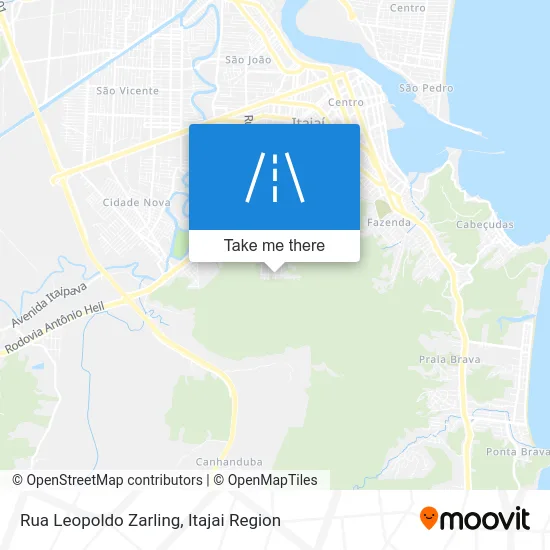 Rua Leopoldo Zarling map