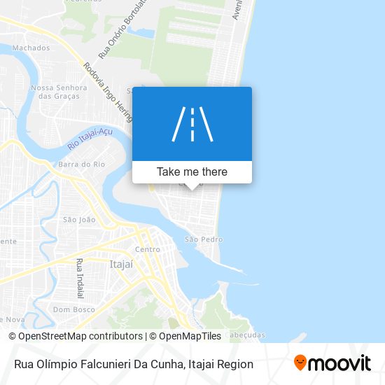 Rua Olímpio Falcunieri Da Cunha map