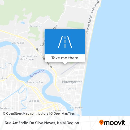 Mapa Rua Amândio Da Silva Neves