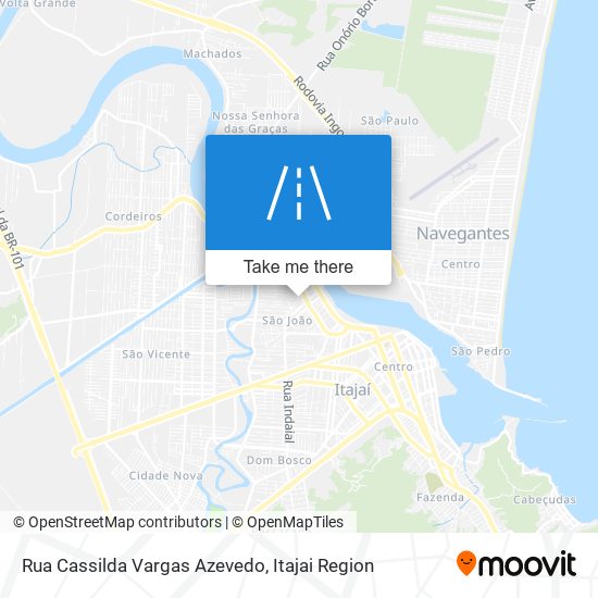 Rua Cassilda Vargas Azevedo map