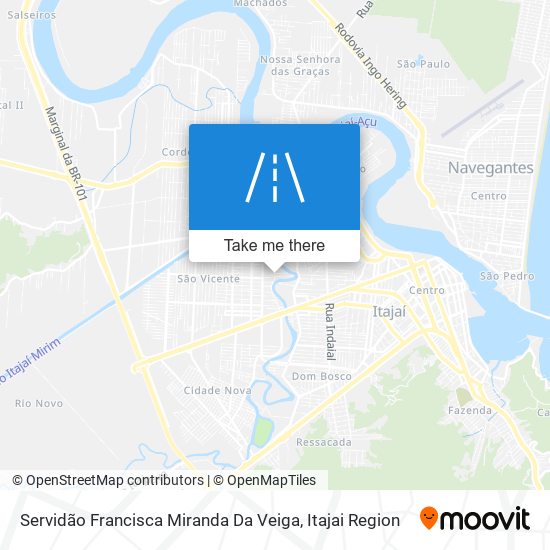 Servidão Francisca Miranda Da Veiga map