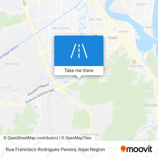 Rua Francisco Rodrigues Pereira map