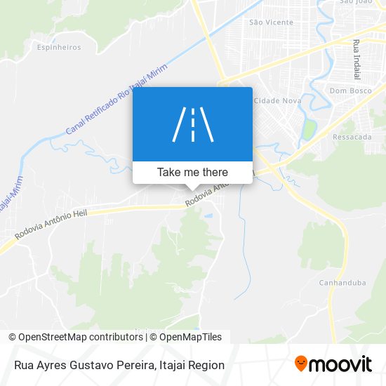 Rua Ayres Gustavo Pereira map