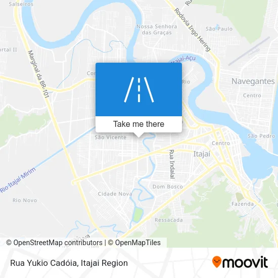Rua Yukio Cadóia map