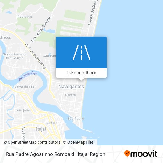 Rua Padre Agostinho Rombaldi map