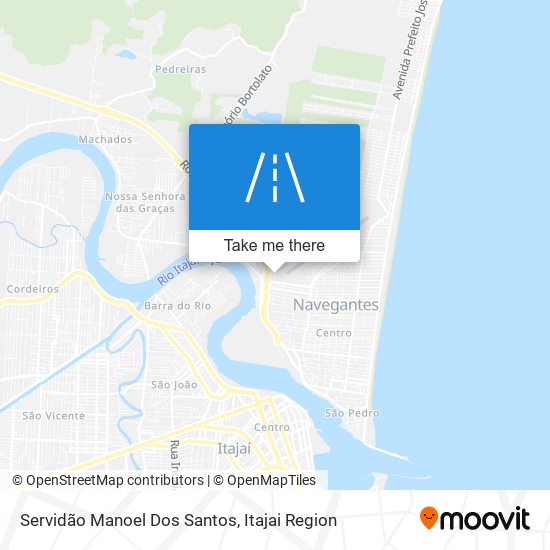 Servidão Manoel Dos Santos map