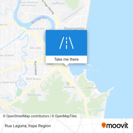Rua Laguna map