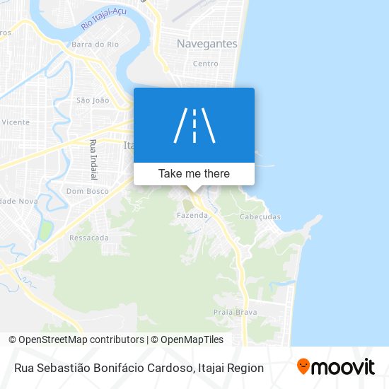 Rua Sebastião Bonifácio Cardoso map