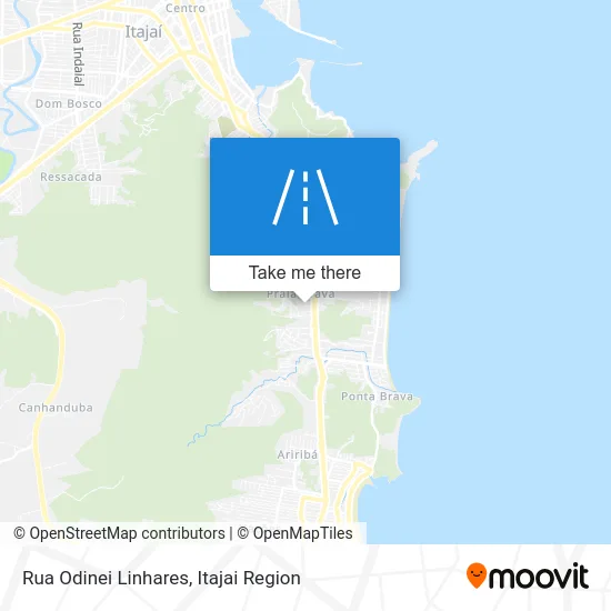 Rua Odinei Linhares map