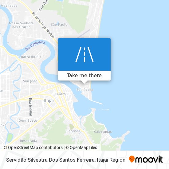 Mapa Servidão Silvestra Dos Santos Ferreira