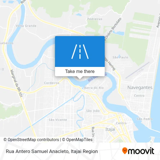 Rua Antero Samuel Anacleto map
