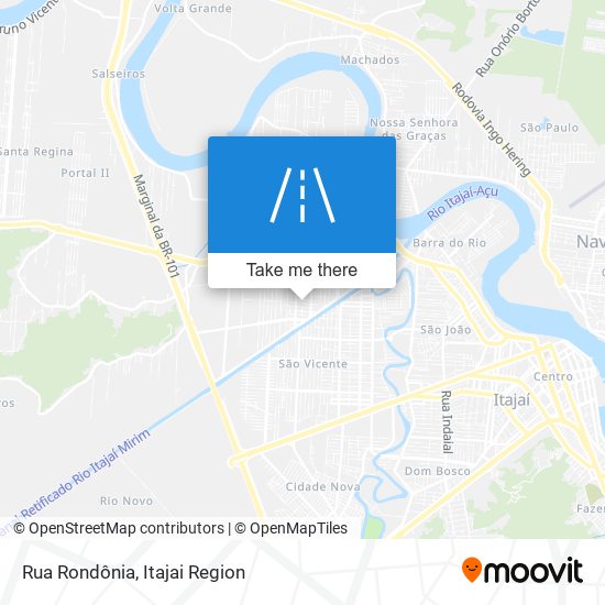 Mapa Rua Rondônia