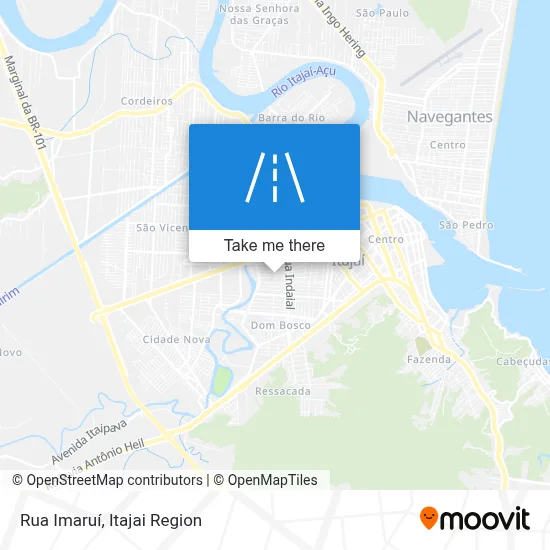 Rua Imaruí map