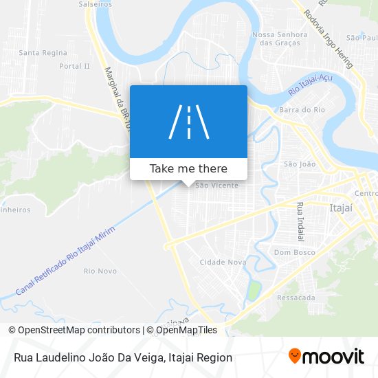 Mapa Rua Laudelino João Da Veiga