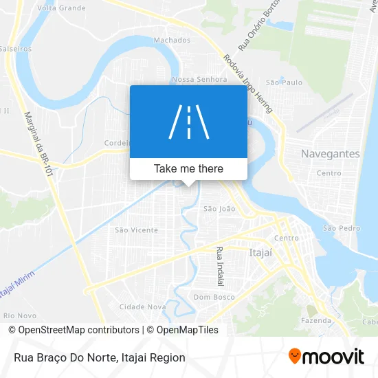 Rua Braço Do Norte map