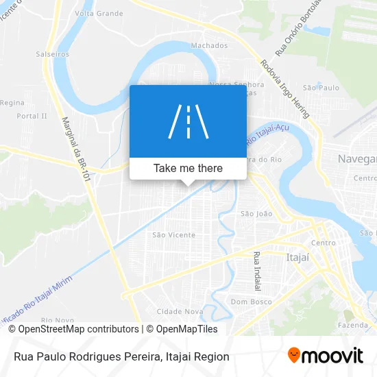 Rua Paulo Rodrigues Pereira map