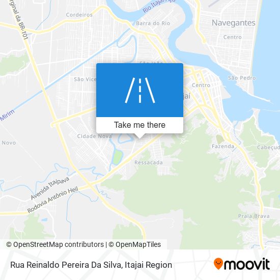 Rua Reinaldo Pereira Da Silva map
