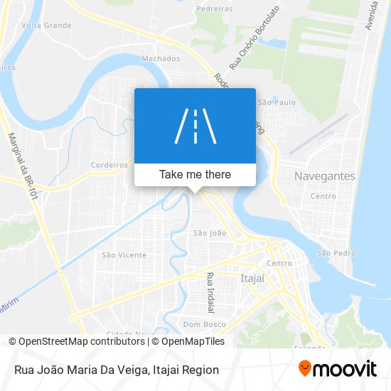 Mapa Rua João Maria Da Veiga