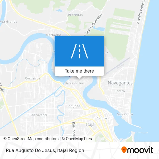Rua Augusto De Jesus map