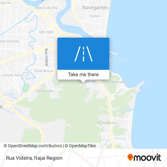 Rua Videira map
