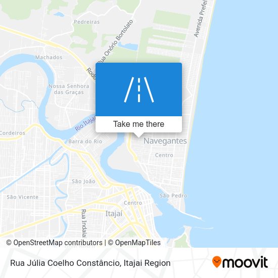 Rua Júlia Coelho Constâncio map