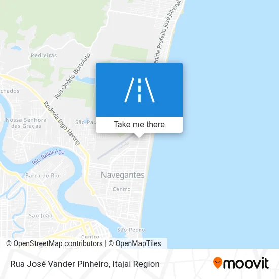 Rua José Vander Pinheiro map