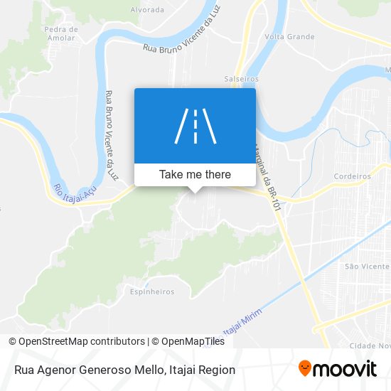 Rua Agenor Generoso Mello map
