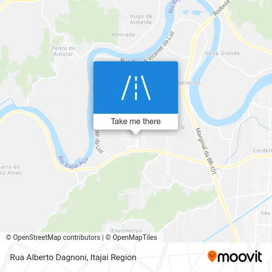 Rua Alberto Dagnoni map
