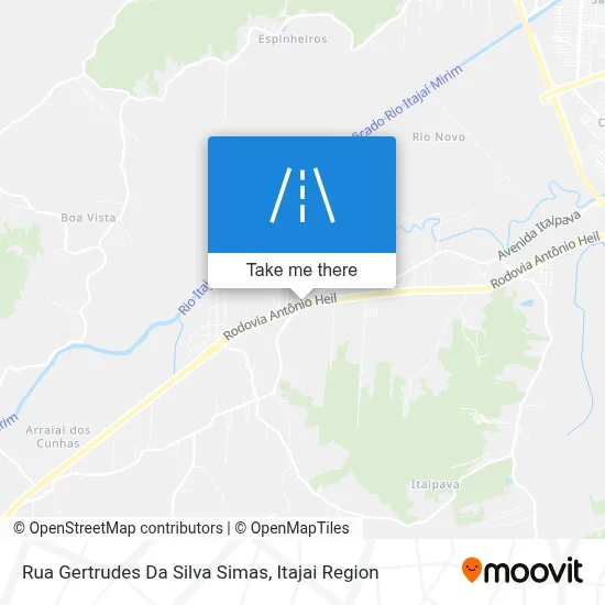 Rua Gertrudes Da Silva Simas map