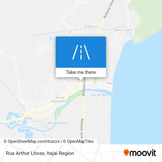 Rua Arthur Lhose map