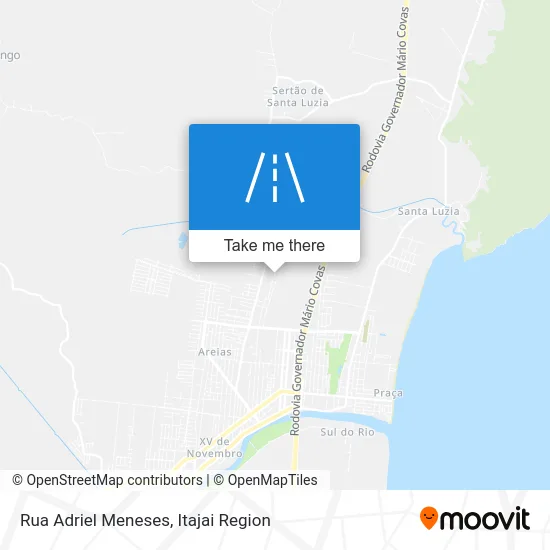 Rua Adriel Meneses map