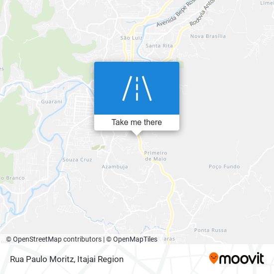 Mapa Rua Paulo Moritz