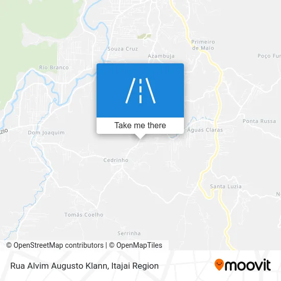 Rua Alvim Augusto Klann map