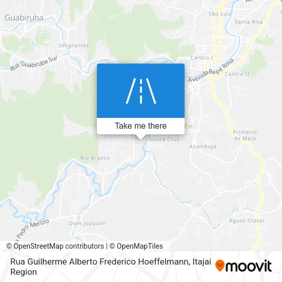 Rua Guilherme Alberto Frederico Hoeffelmann map
