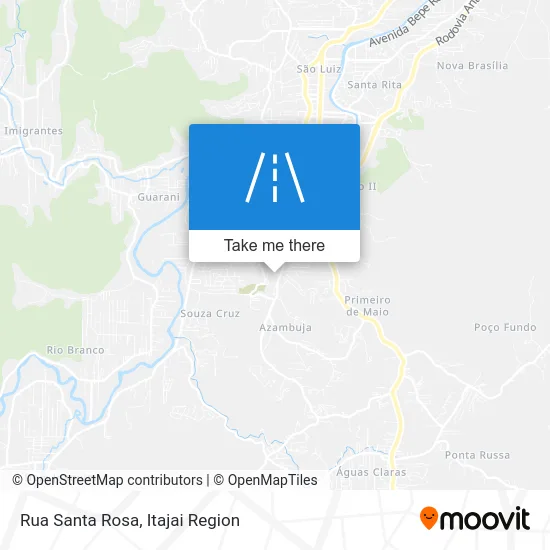 Rua Santa Rosa map