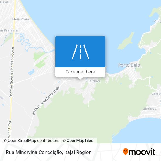 Rua Minervina Conceição map