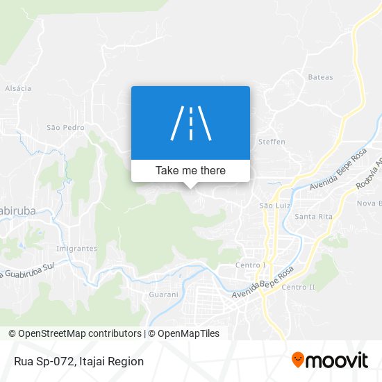 Mapa Rua Sp-072