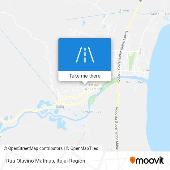 Rua Olavino Mathias map