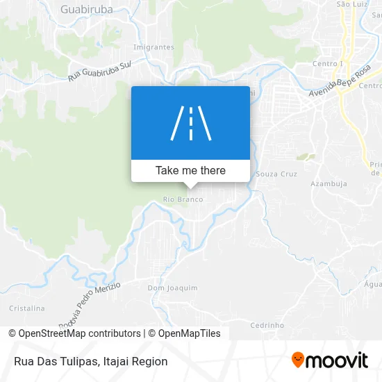 Rua Das Tulipas map