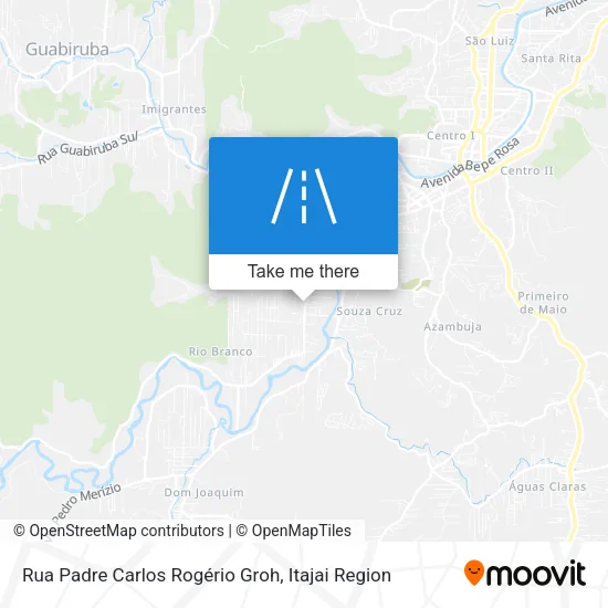 Rua Padre Carlos Rogério Groh map