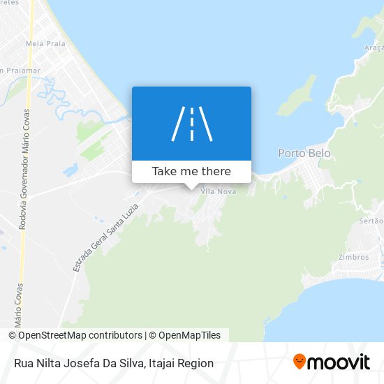 Mapa Rua Nilta Josefa Da Silva