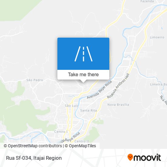 Rua Sf-034 map