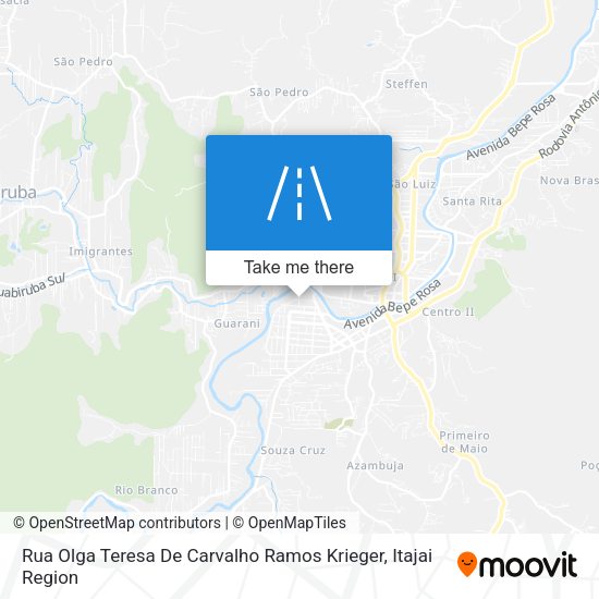 Rua Olga Teresa De Carvalho Ramos Krieger map