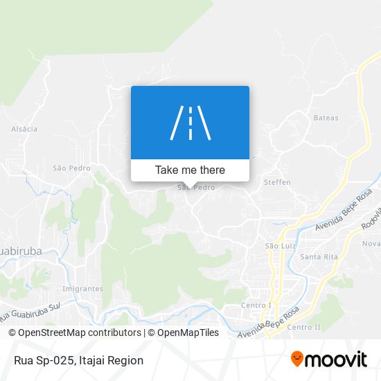 Rua Sp-025 map