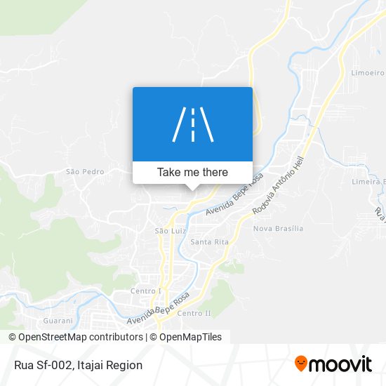 Rua Sf-002 map