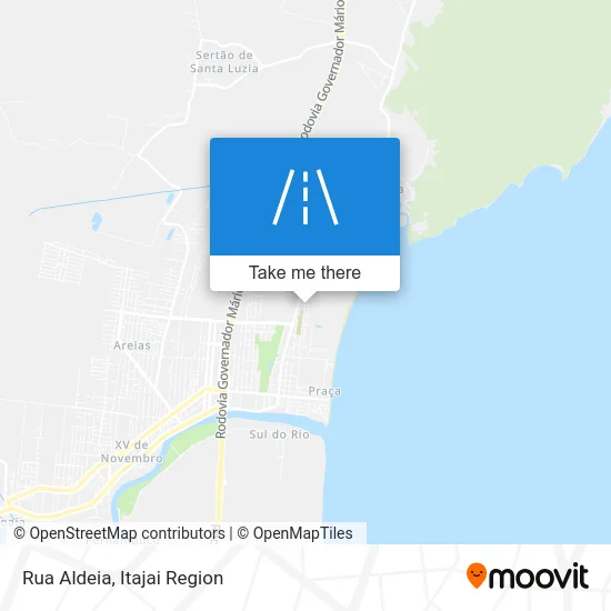 Rua Aldeia map
