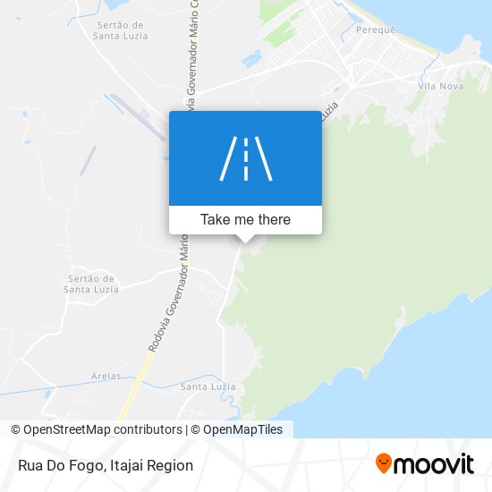 Mapa Rua Do Fogo